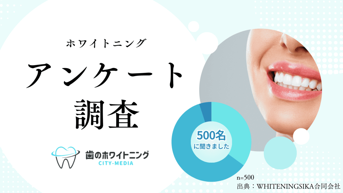 ホワイトニングアンケート調査