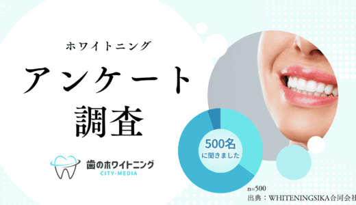 【500人に聞いた！】歯のホワイトニングに対するアンケート調査【2025年版】WHITENINGSIKA合同会社 調べ